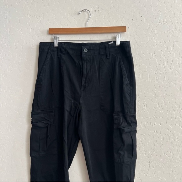 Hudson Black Straight Leg Cargo Jean - Picture 3 of 8